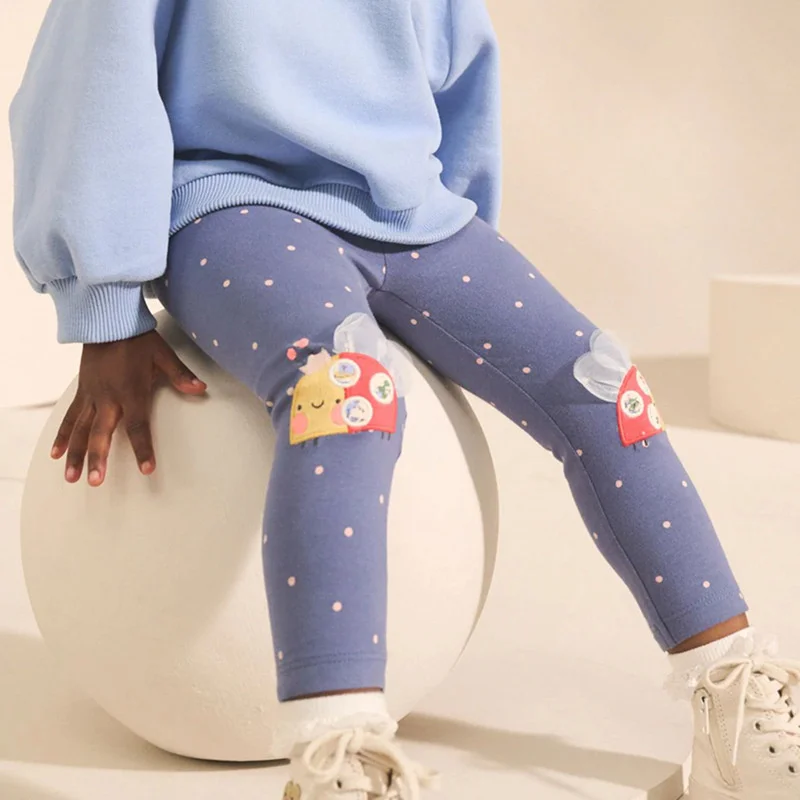 Jumping Meters 2-7T Baby Girls Unicorn Cartoon Pencil Pants Hot Selling Pink Cotton Leggings Pants New Spring Autumn Clothing