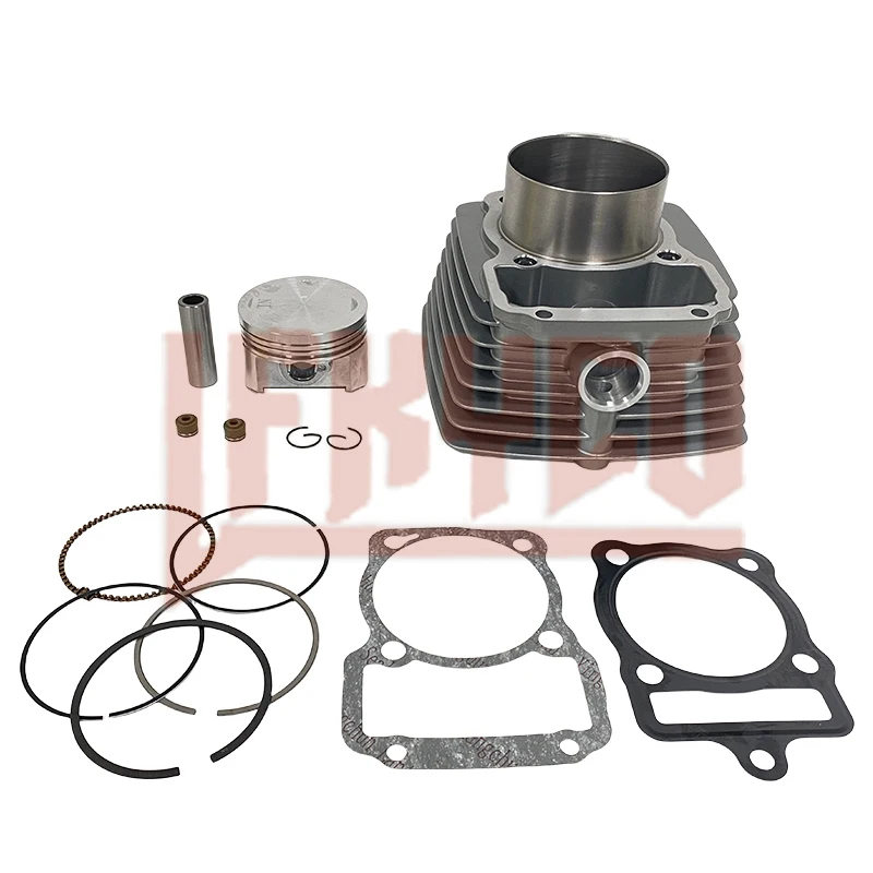 

Motorcycle Accessories 70mm Big Bore Cylinder Block Kit Motor for CG250 TO 300cc CG300 16mm Pin 167FMM Engine Parts Motoblock