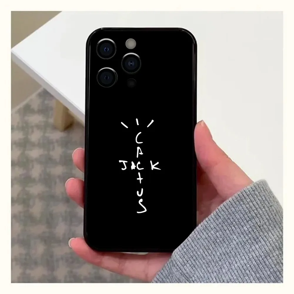 Rapper T-Travis Scott Utopia Phone Case For Apple iPhone 15,14,13,12,11,Pro,X,XS,Max,XR,Plus,Mini Soft Black Cover