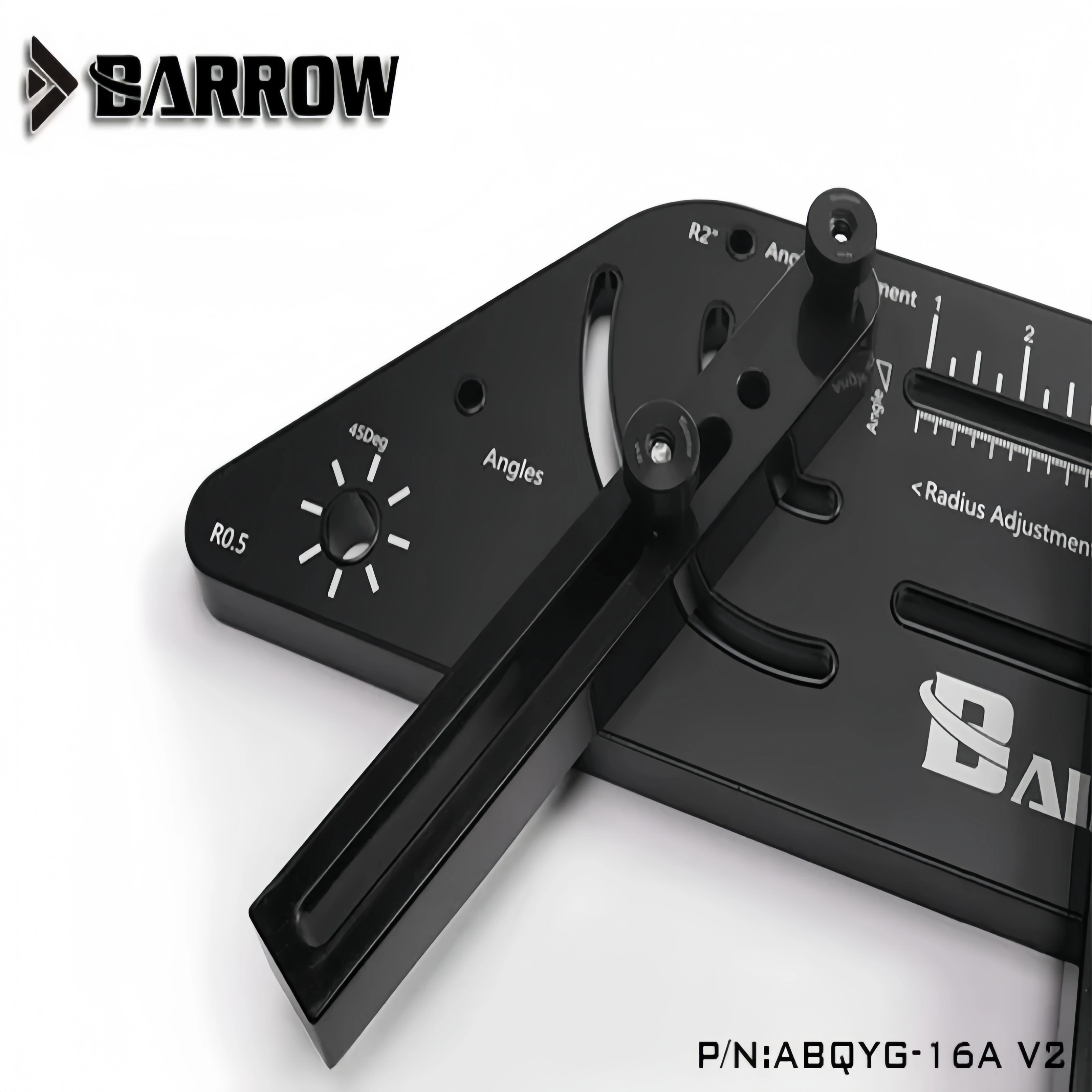 Barrow ABQYG-16A V2, Multi-angle Acrylic / PMMA / PETG Rigid hard tube bend shape computer water cooling.