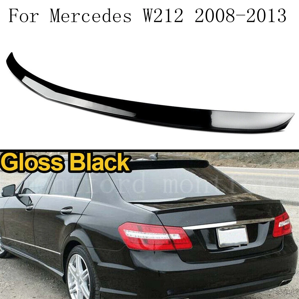 Spoiler For Mercedes W212 2008-2013 High Quality Abs Plastic Car Tail Wing Decoration For Mercedes-benz Mercedes E Class W212