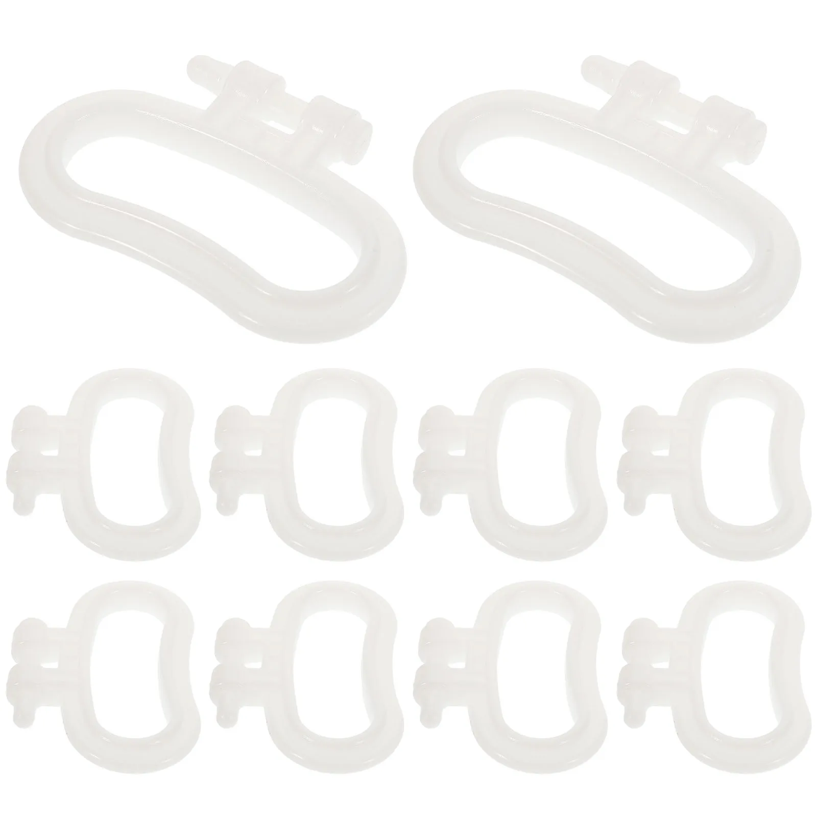 

10 pcs Plastic Bucket Handle Replacement Ergonomic Comfortable Grip Sturdy Wear-Resistant For Household Factory Warehouse Use