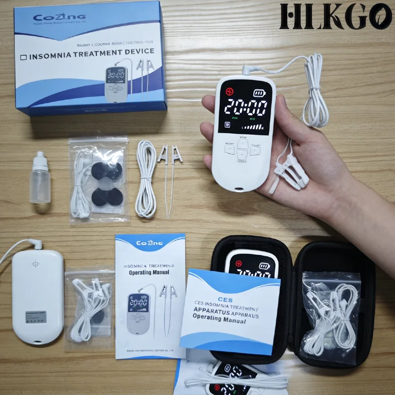 Sleep Mood Relief Device Vagus Nerve Stimulator CES Neurofeedback Cranial Therapy for Insomnia Anxiety Depression