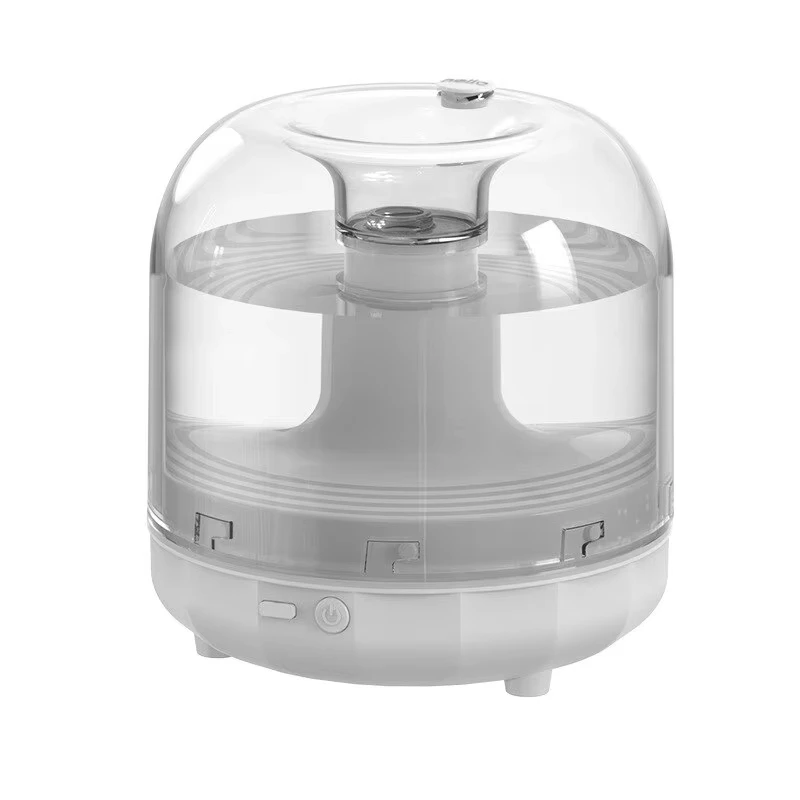 Compact 500ML Colorful Light Glass Ultrasonic Air Cooling Mist Machine With Color Night Light Room  Humidifier Diffuser Difusor
