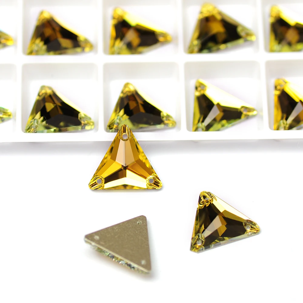Neue K9 Strass-Glassteine zum Aufnähen, AB-Effekt, flache Rückseite, für Kleidung, Handarbeiten, Kleider – Detail 7
