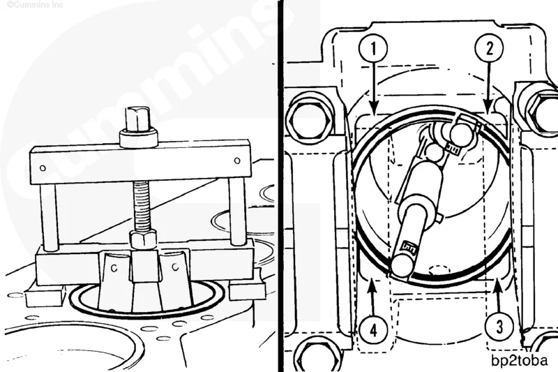 Universal Repair Tools K38 K19 Cylinder Liner Puller Machine 3376015