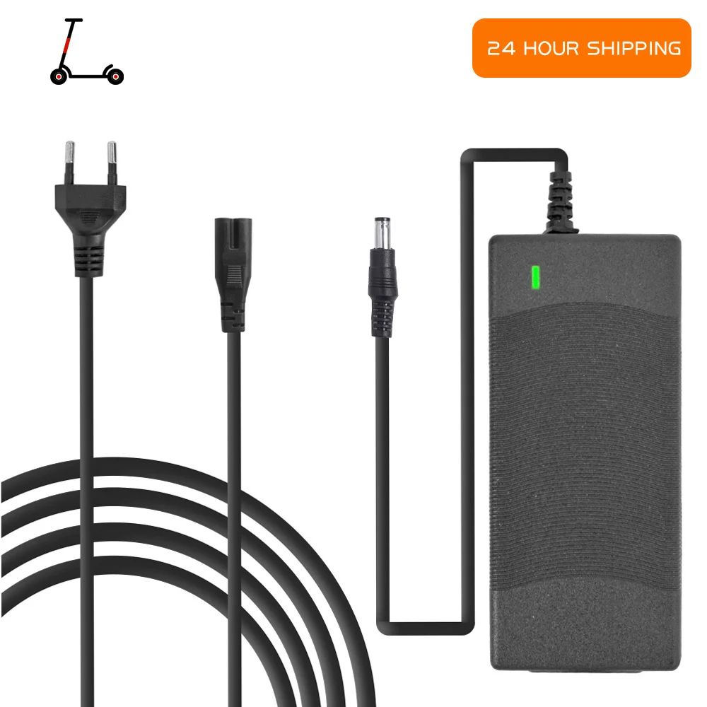 

Зарядное устройство, вилка европейского стандарта, США, 42 В, 2 Ач, адаптер для зарядных устройств для электрического скутера Kugoo S1 S2 S3, запасная часть для быстрой зарядки