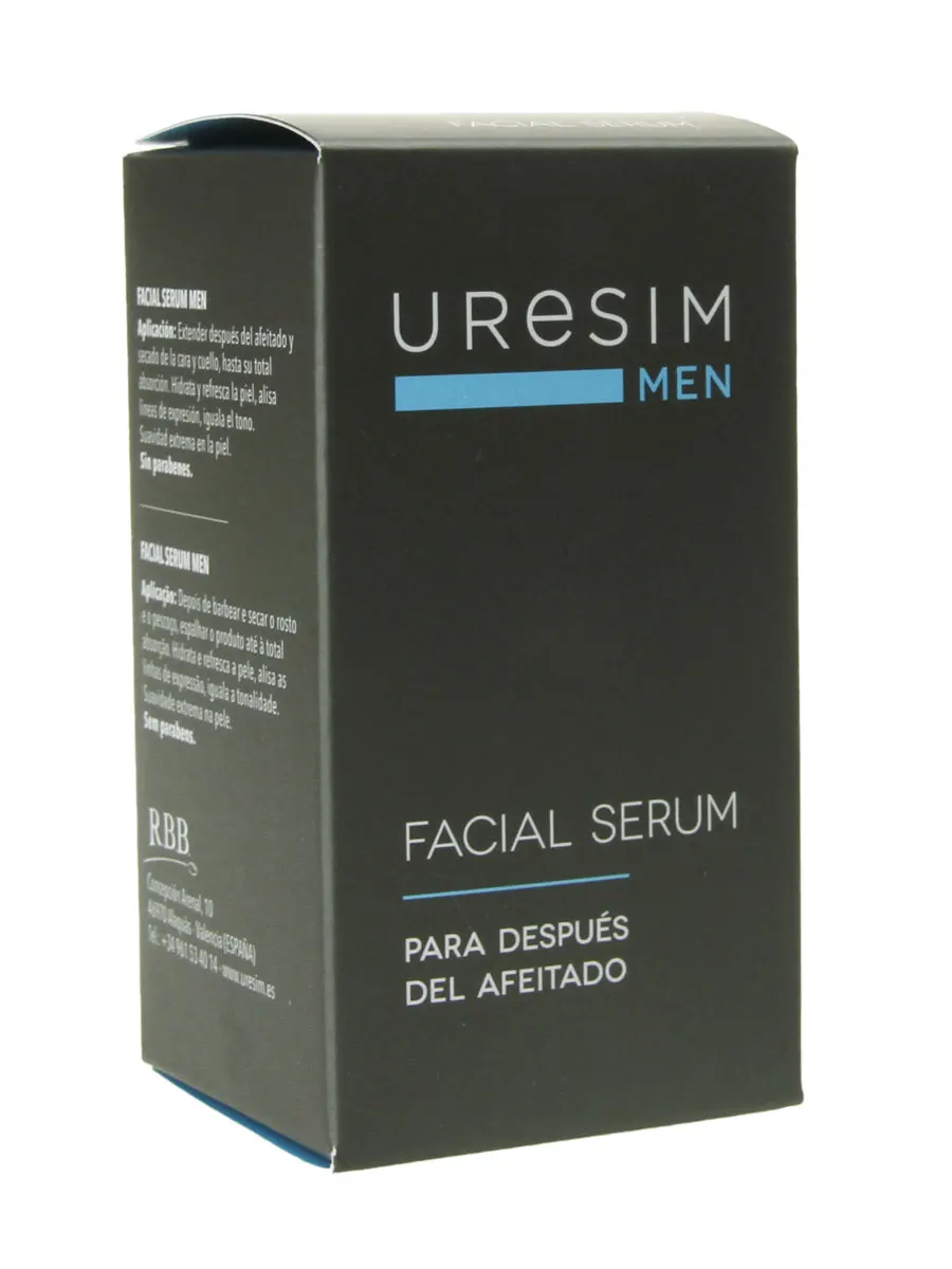 Uresim men aftershave facial Serum 50 ml-moisturizes and calms the skin after shaving.