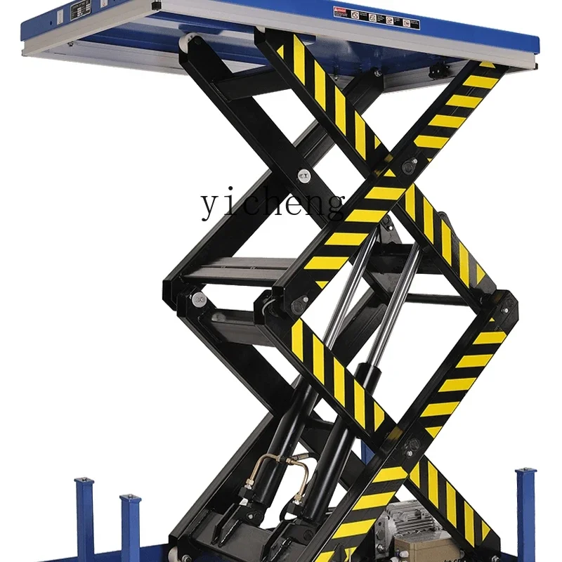 

ZK Electric Hydraulic Scissor Lifting Platform Small Manual Mobile Household Barrier-free Lift