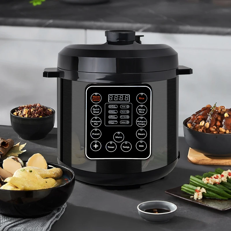 

OEM ODM 6L 8L 10L 12L Large Capacity Electric Stainless Steel 6 Litre Multifunction Kitchen Digital Smart Pressure Cooker