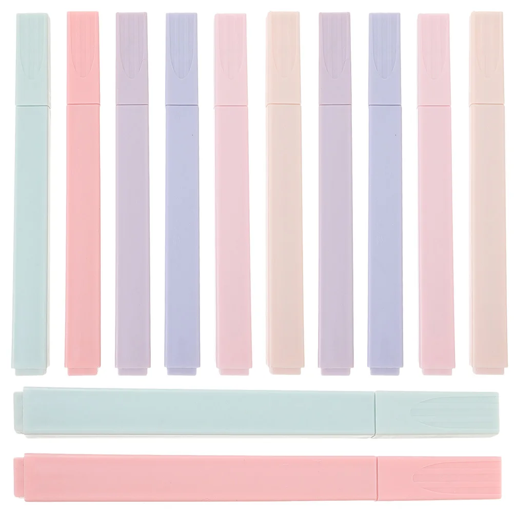 ปากกาเน้นข้อความสีสันสดใสสำหรับสำนักงาน ปากกามาร์กเกอร์สำหรับทำเครื่องหมายในหนังสือ ปากกาสำหรับการเรียนรู้ของนักเรียน