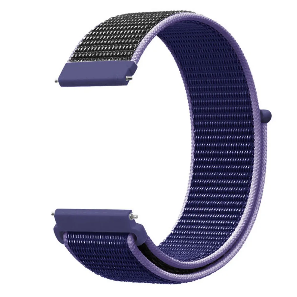 20mm 22mm Nylon-Schlaufenarmband für Garmin Forerunner 170 70 970 570 165 55 Sportarmband Garmin Active 6 5/Venu 4 45mm Correa – Detail 20