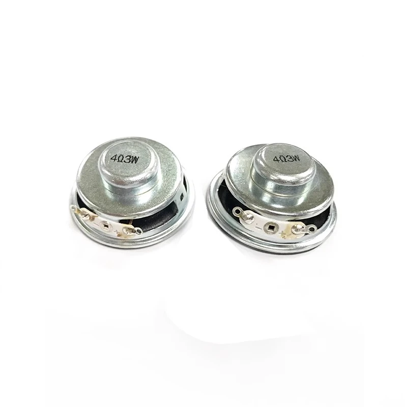 GHXAMP 스피커 버블 폼 엣지, 블랙 볼록 캡, 40mm, 4ohm, 3W, 2 개