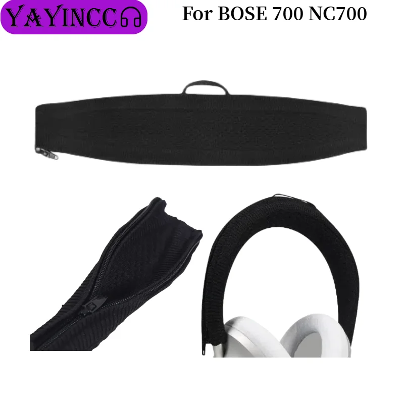 

New product Headband Cover For BOSE 700 NC700 Headphone Knitted fabric zipper head beam protective cover