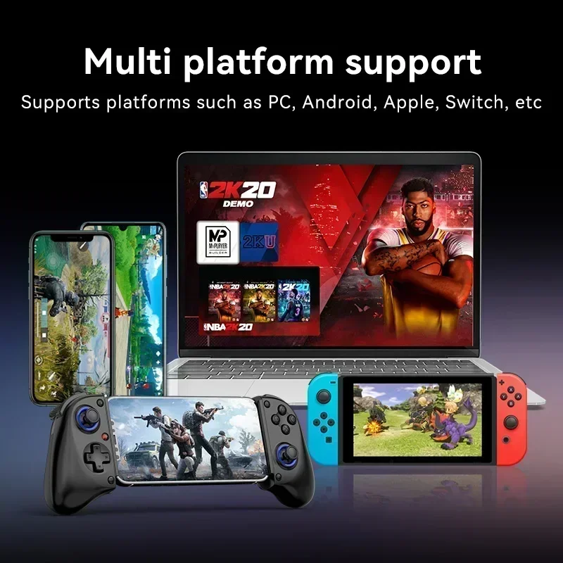 BSP-D11 Stretching Controller di gioco mobile wireless per tablet SWITCH/Android/Apple IOS per PS3/PS4/XBOX Gamepad Streaming