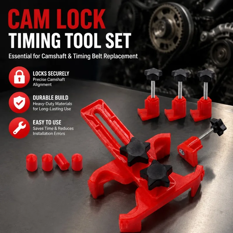 Cam Locking Tool Camshaft Engine Timing Fixer Belt Replacement Positioning Holder Professional Auto Maintenance Equipment