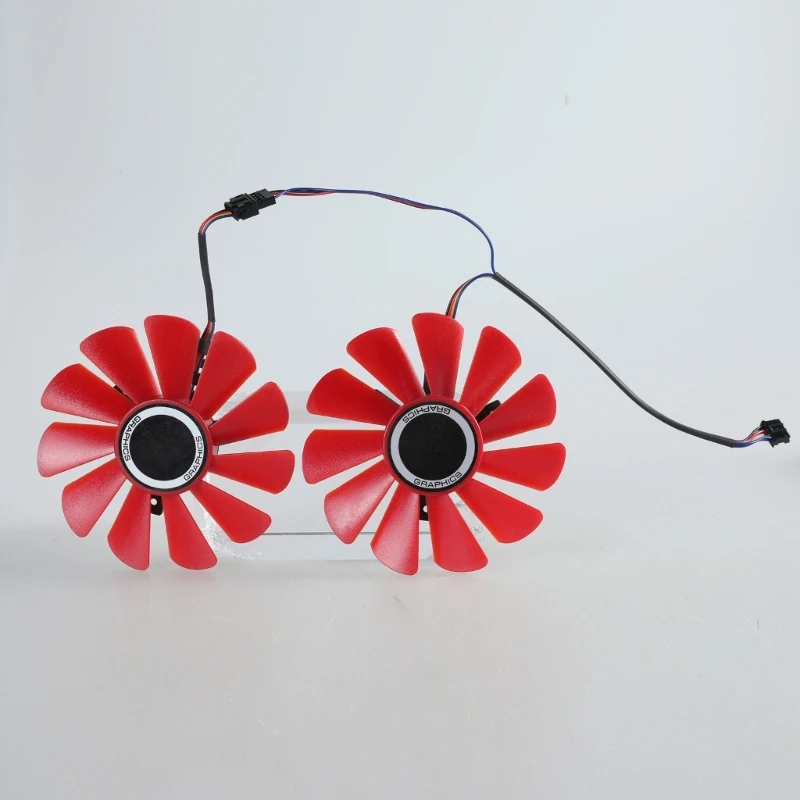 2PCS 120CFM Lüfter für Computergehäuse und GPU, effiziente Wärmeableitung