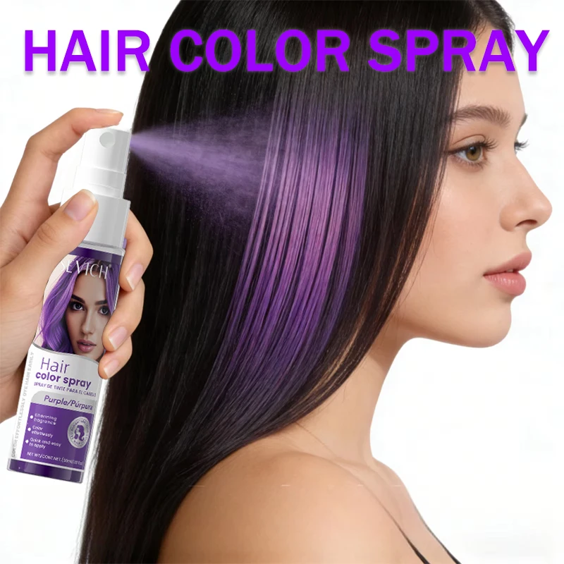 Spray Temporal para Colorear el Cabello, Tinte Instantáneo para el Cabello, Tinte Multicolor para el Cabello, Maquillaje en Polvo Lavable, Estilo DIY para Fiestas