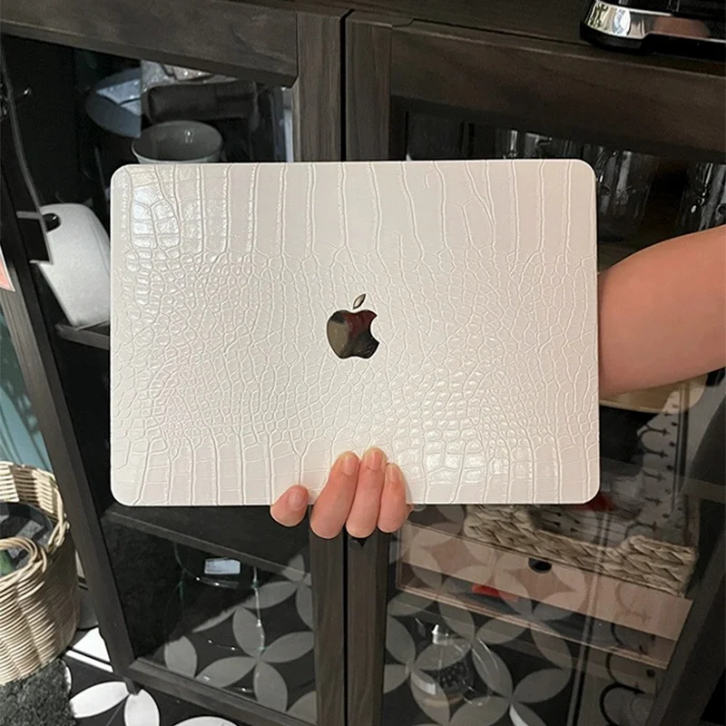 Case for Macbook Neo Air M4 13 inch M3 Pro Suitable For M5 15 in Mac Hard Shell Retina A2681 Laptop Cover Crocodile Pattern 2026