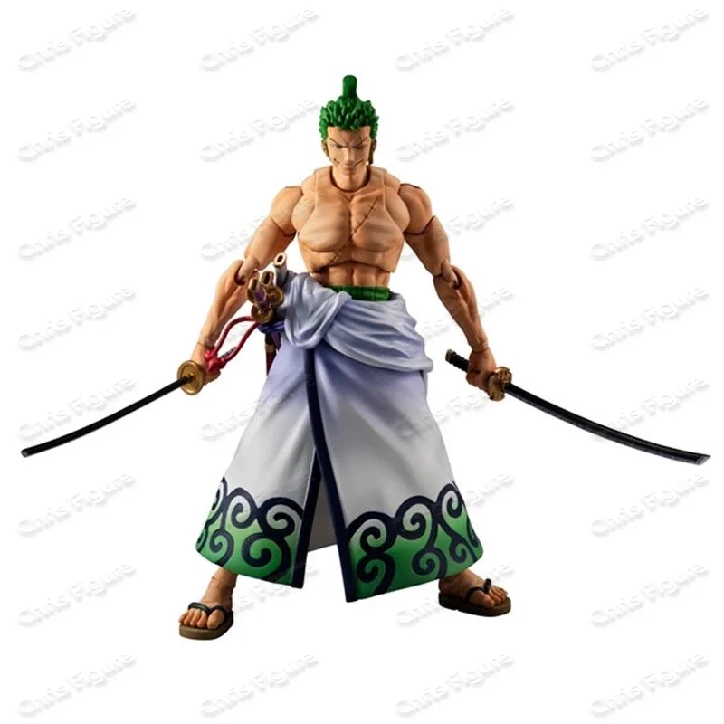 

[Fast Shipping] Megahouse MH VAH ONE PIECE Luffy Taro, Luffy, Zoro Taro, Zoro, Kazinokuni 1/9 Movable Figure Model Toys