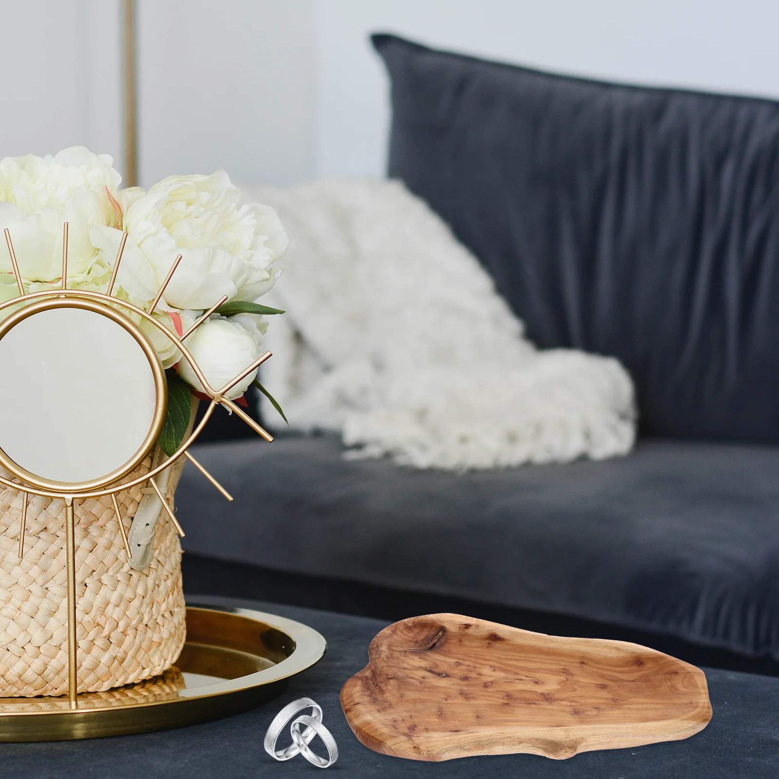 

Root Carving Fruit Bowl Handmade Wood Tray 26 29cm Long 14 16cm Wide Bamboo Plates Irregular Shape Serving Platter