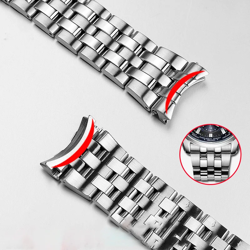 Arc mouth stainless steel bracelet for citizens AT9031 AT9039 AT9038 AT9010 Watch strap 23mm Watch strap for men watchband