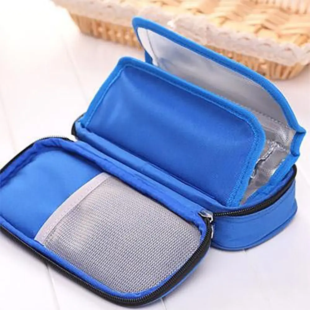 Protector de píldoras portátil sin Gel, funda de viaje con aislamiento térmico, bolsa de refrigeración para insulina, Enfriador de medicina