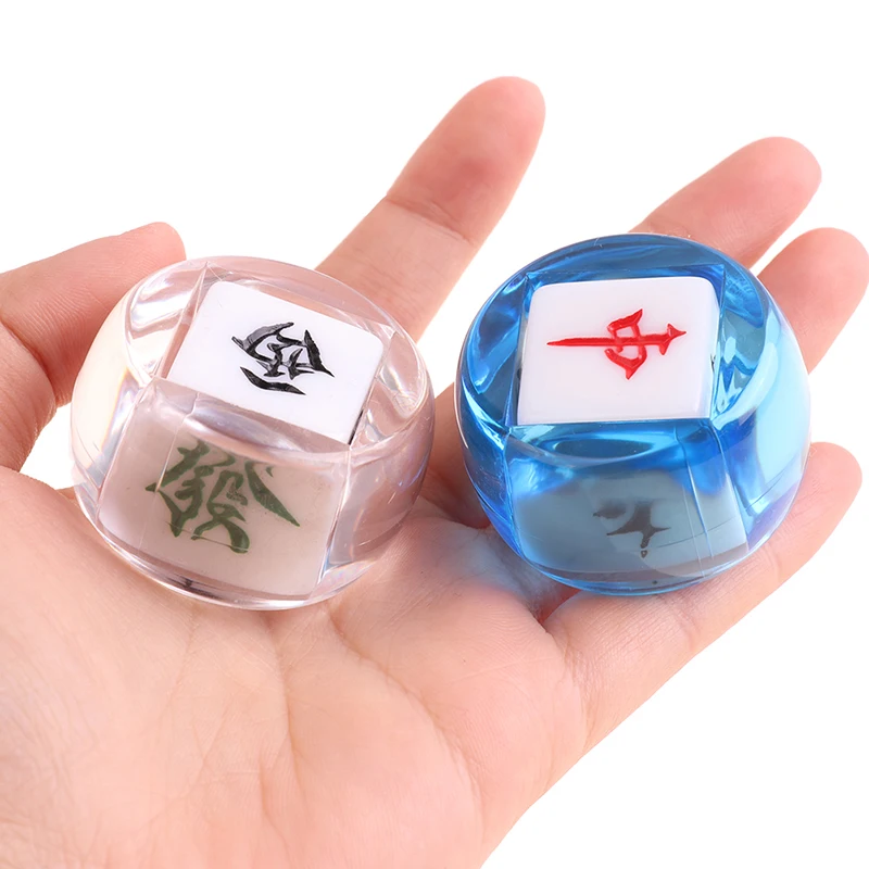 Funny Position Dice Circle East South West North Fortune Mahjong Dices Set Entertainment Dice For Board Game Accessories Random