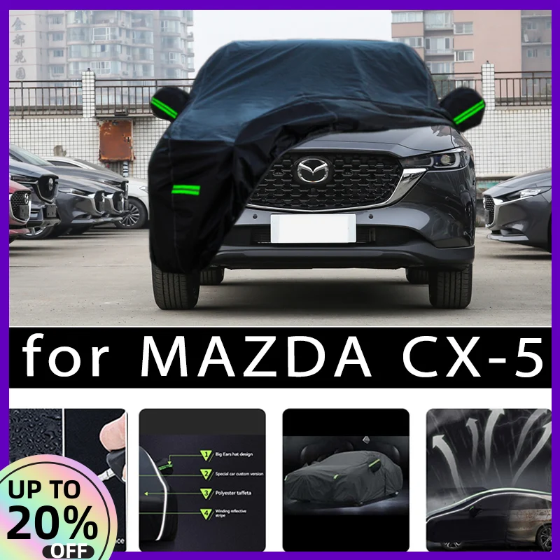 

For MAZDA CX-5 Car protective cover Auto paint protection Sunscreen heat-insulating waterproof car clothing Car film