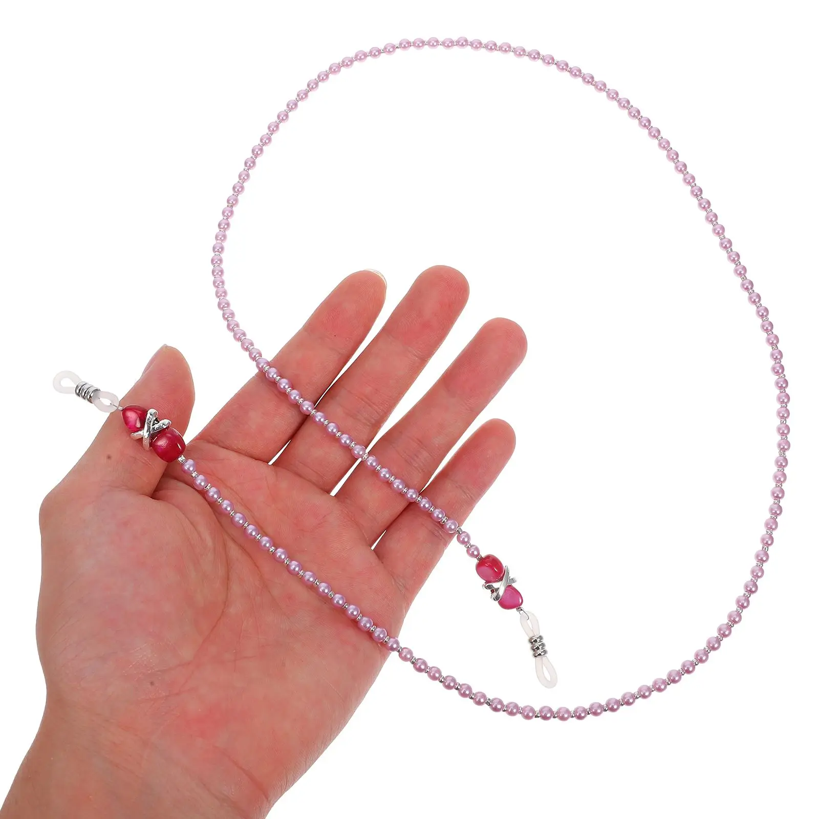 2 قطعة سلسلة النظارة عدم الانزلاق النظارات حزام معلق للنساء مطرز الحبل نظارات الحبل العين ارتداء اكسسوارات نظارات السلامة