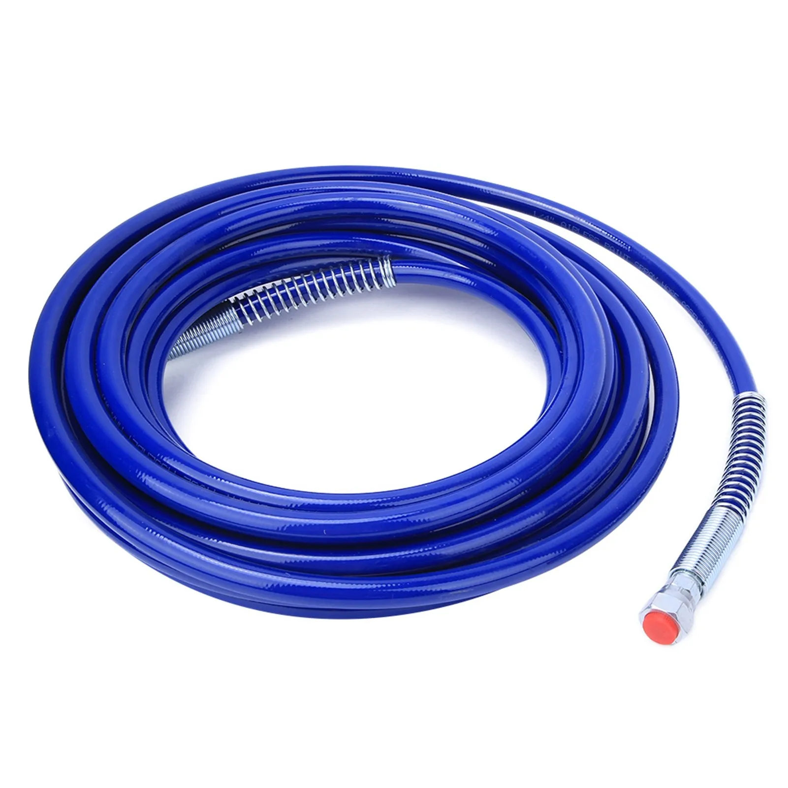 1/4in Paint Spray Hose Airless Sprayer Gun Flexible Fiber Tube 10 Meters 3265Psi