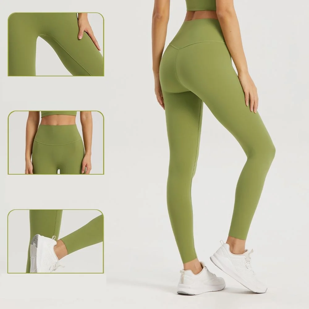 Nowy Top kobiety joga legginsy Sexy wysokiej talii brzucha sportowe spodnie Gym Solid Color dozowanie spodnie do fitnessu bez szwu oddychające