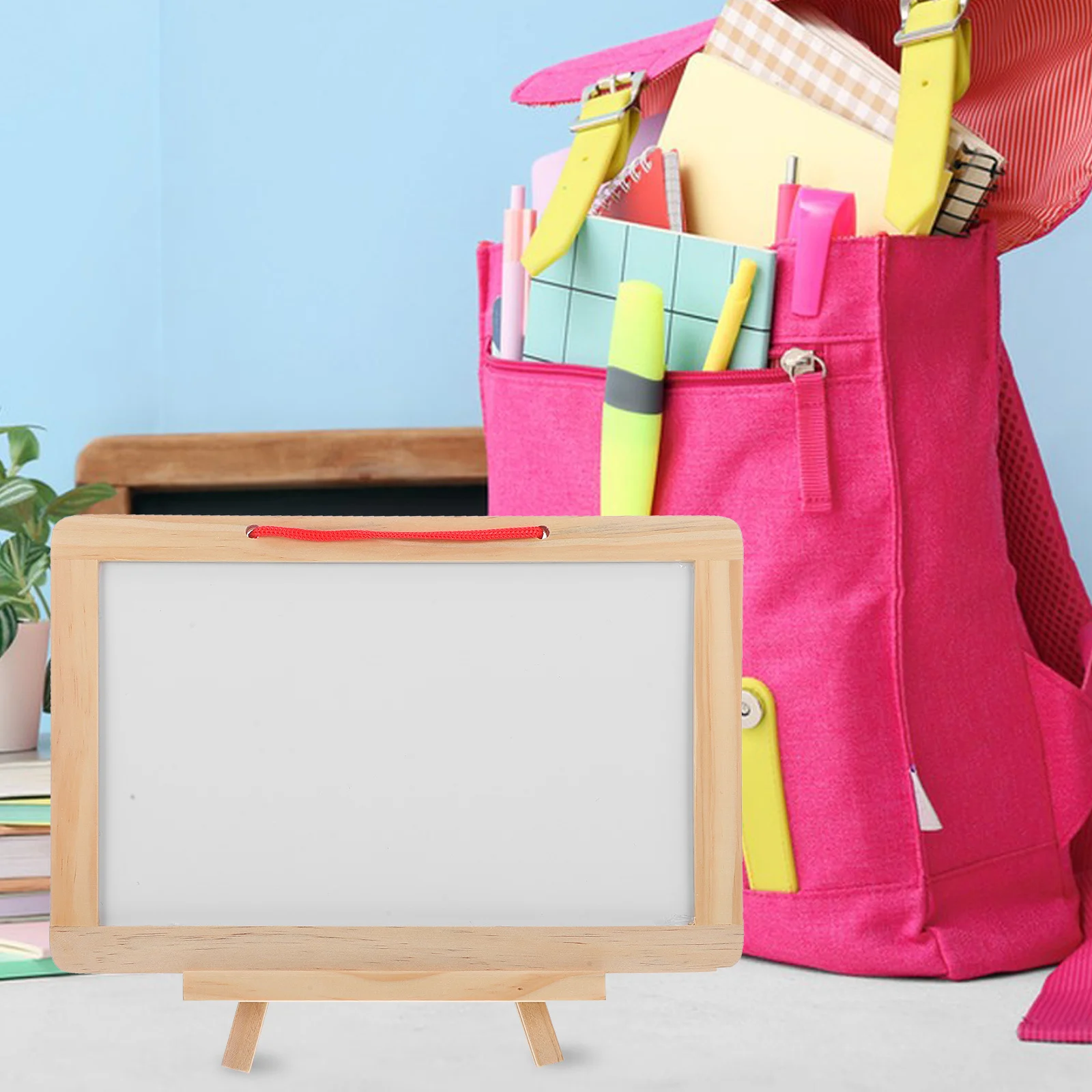 1Set Mini Chalkboard Sign Small Blackboard for Drawing Writing Notes Display Menu Home School Office Bar Restaurant Wedding