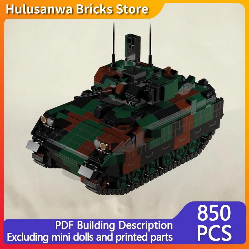 

M2A3 Infantry Fighting Vehicle Model MOC Building Bricks War Equipment Modular Technology Gifts Holiday Assemble Children Toys