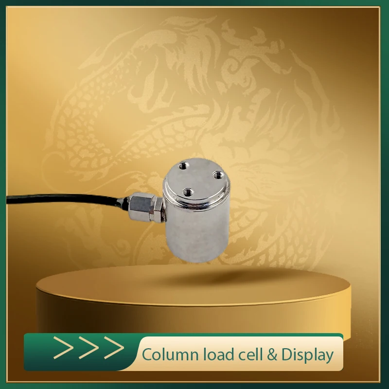 Micro Column Load Cell 0-50kg 2.0mV/V Output Stainless Steel Pressure Sensor Anti-corrosion 10kHz Fast Response OEM Customizable