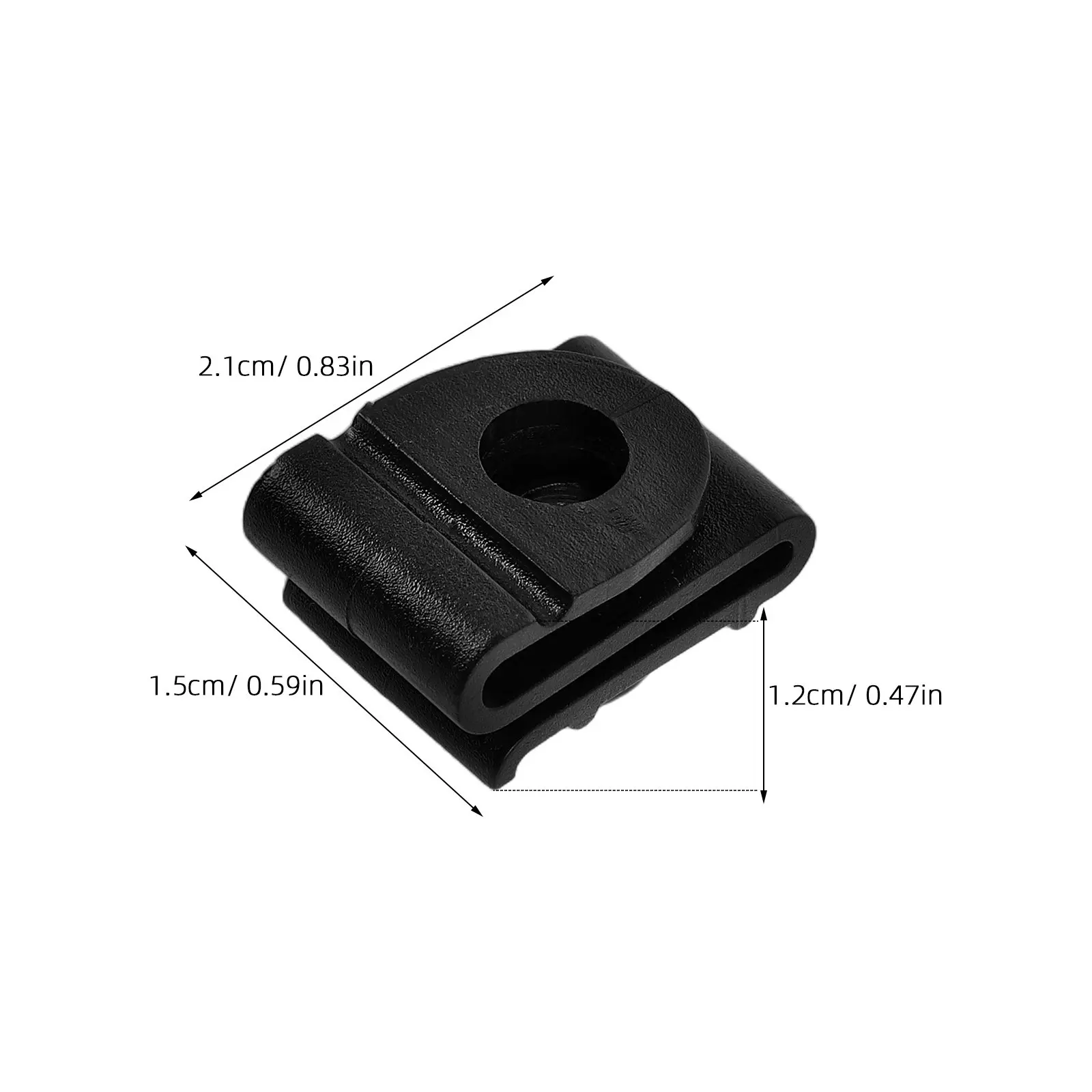 20Pcs Car Wheel Arch Cover Fixed Plastic U Nut Clips Automotive Retainer Fastener Clips for Underbody Panel Lower Guard Plate
