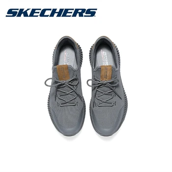 Skechers Men Running Shoes Outdoor Sports Sneakers Fashion Men's Lace-up Non Slip Breathable Lightweight Shoes sapato masculino 1