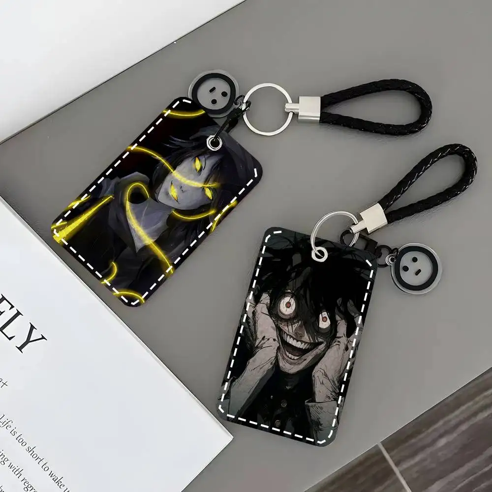 

Кожаный брелок-картхолдер C-Creepypasta Anime для карт доступа и ключей