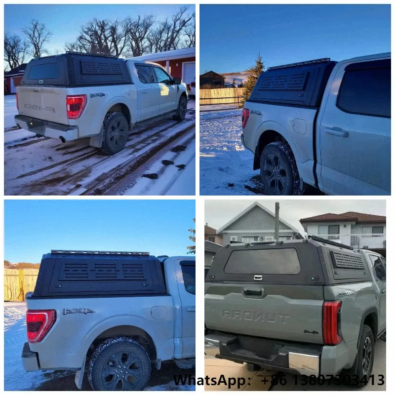 Leakproof Truck Topper Custom-fit for Ford F150 Tundra Cap Pickup Hard Top Canopy Camper 4X4 Off-Road Ready Ram 1500