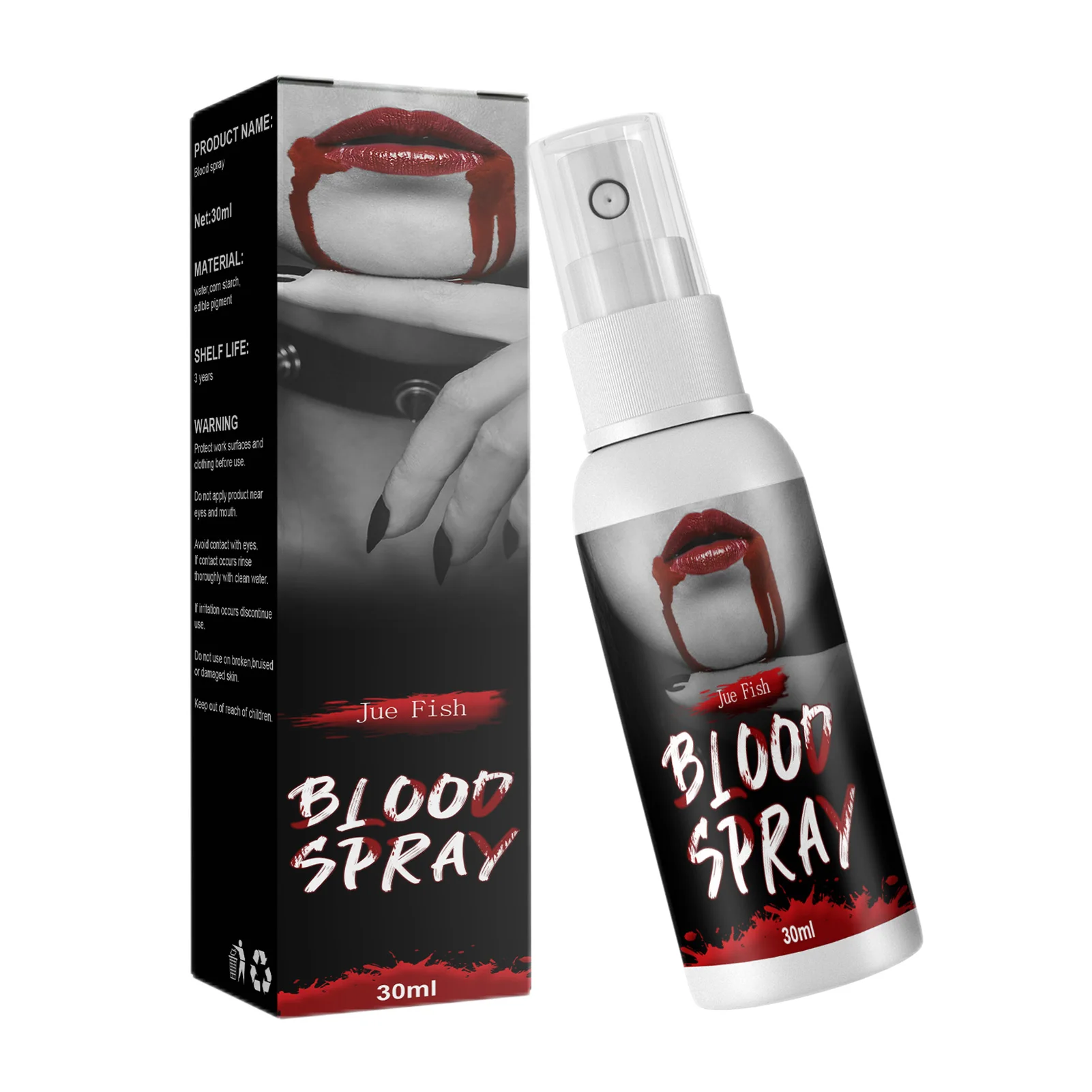 

Blood Splatter Dark Red Color Blood Splatter Dark Red Color Halloween Fake Blood Makeup Spray Reusable Liquid Blood Cosplay