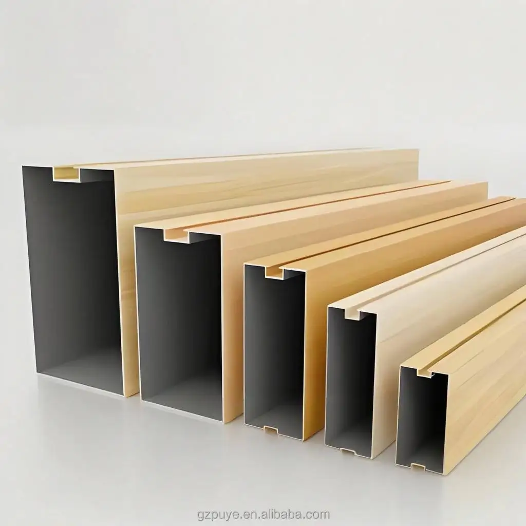 E0 Eco Friendly Ceilings Material Linear Aluminum Ceiling for  Shopping Mall Atrium Decoration