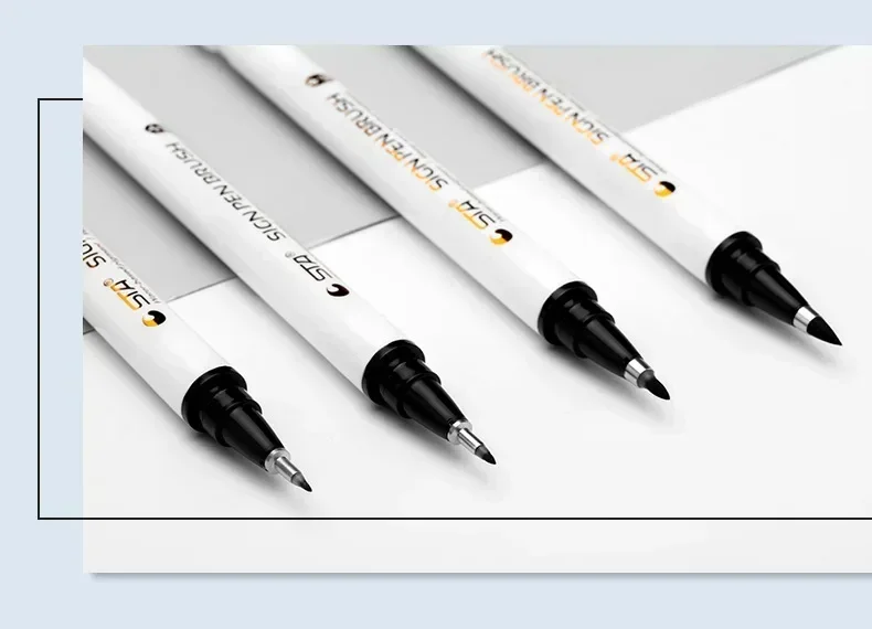 STA Star Xiuli Pen 3751 Bürste Wasserdichter Weichstift Kalligraphie-Stift Übungsstift Schreibwaren Spezial-Signaturstift Kai Pen – Detail 10