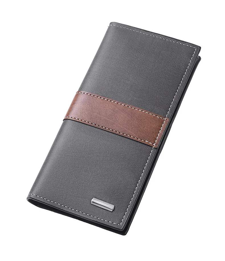 Men's wallets long ultra-thin youth multi-card leisure wallet card package Japanese and Korean students retro wallet 2026