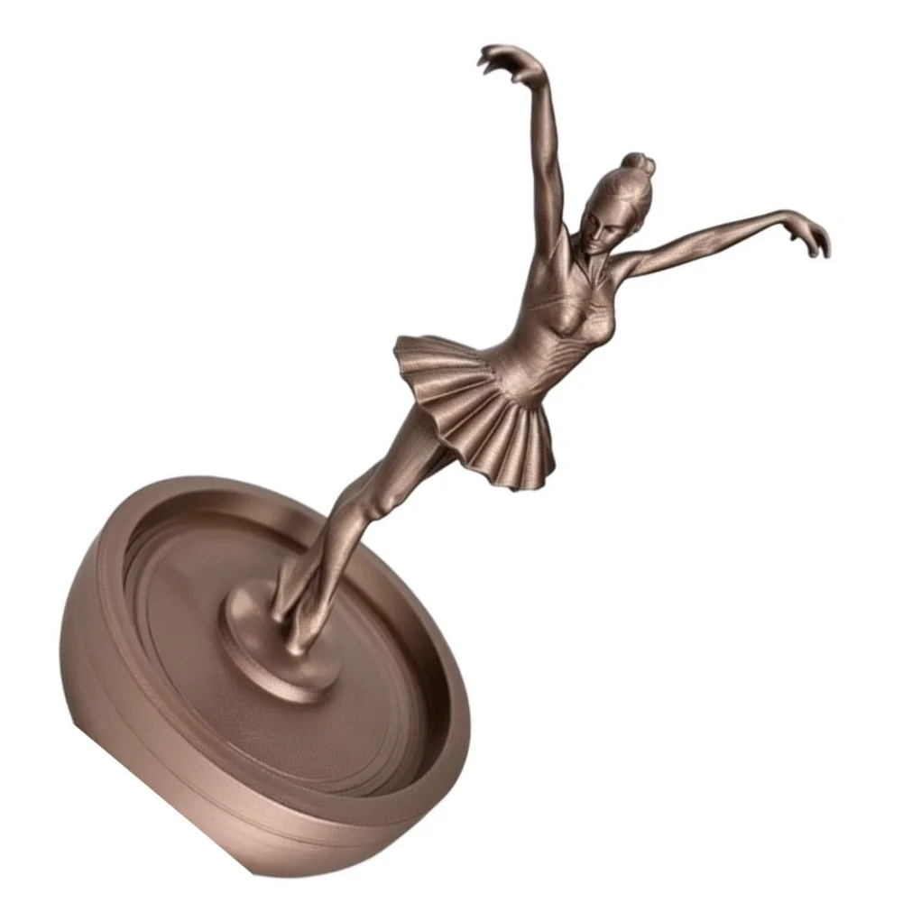 Decorative Item For Home Office Ballet Dancer Resin Art Figure As Shown Table Decoration Graceful Artistic Representation