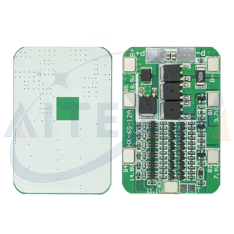 

6S 12A 24V PCB плата защиты BMS для 6 пакетов 18650 литий-ионный литиевый аккумулятор Cell Module DIY Kit новое поступление