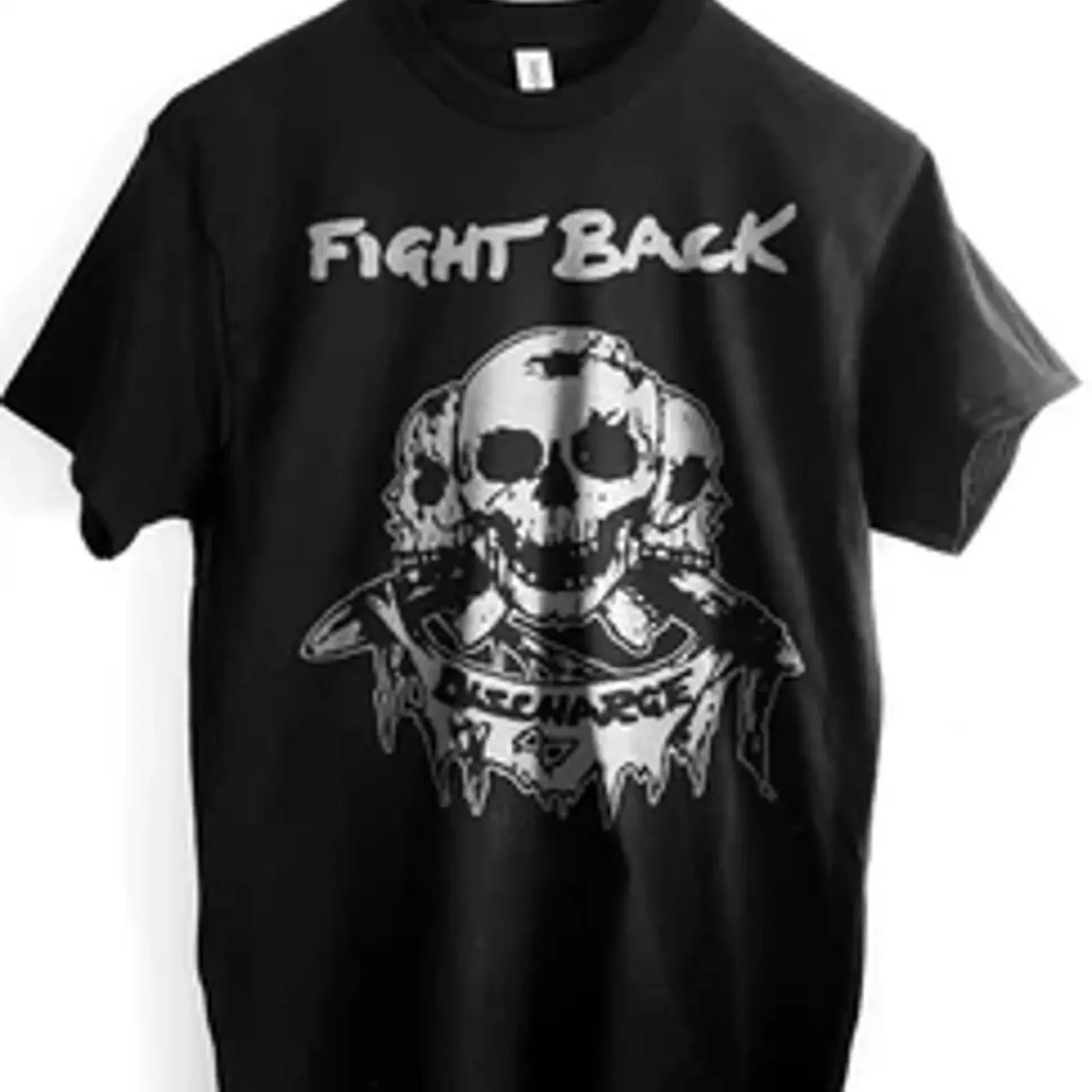 Discharge band T Shirt UK punk hardcore vintage Washed Breathable homme Stylish Stretched streetwear Comfortable Soft
