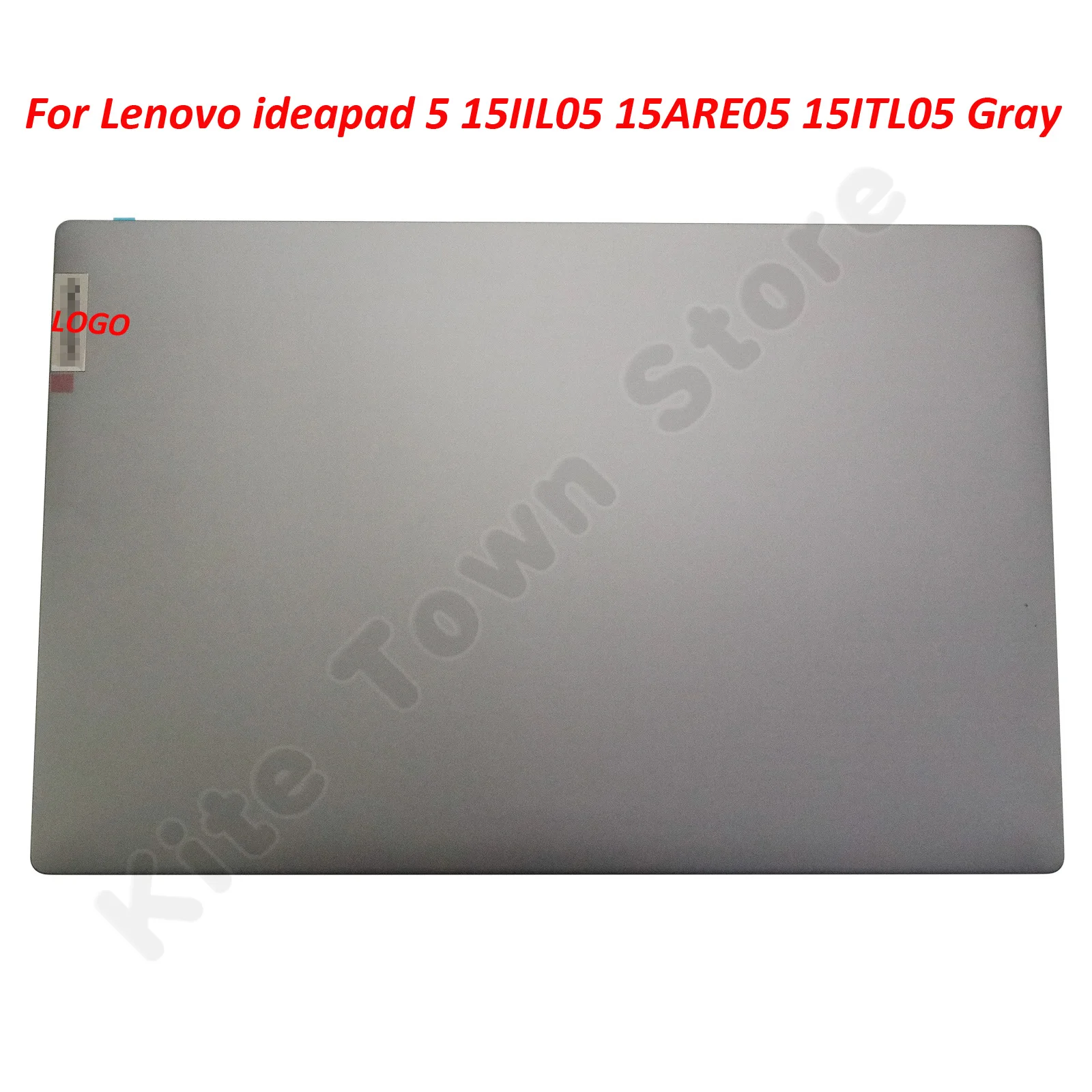 New LCD Back Cover for Lenovo ideapad 5 15IIL05 15ARE05 15ITL05 Gray AM1XX000910 AM1K7000300 + Adhesive strips