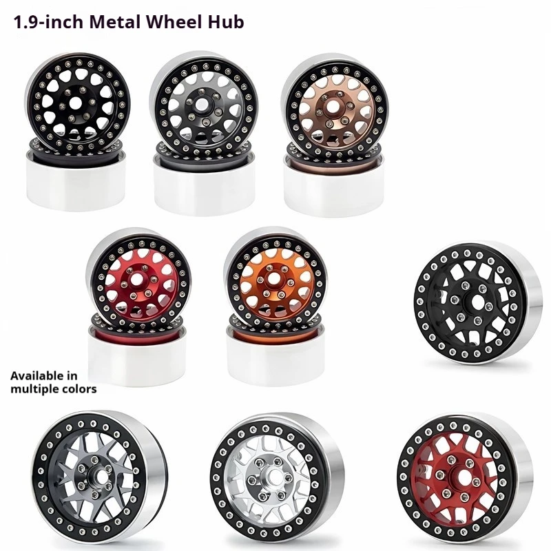 

Rc 1:10 Remote control off-road vehicle upgrade accessories SCX10 TRX4 90046 D90 h12y 1.9 inches metal hub tire 4pc