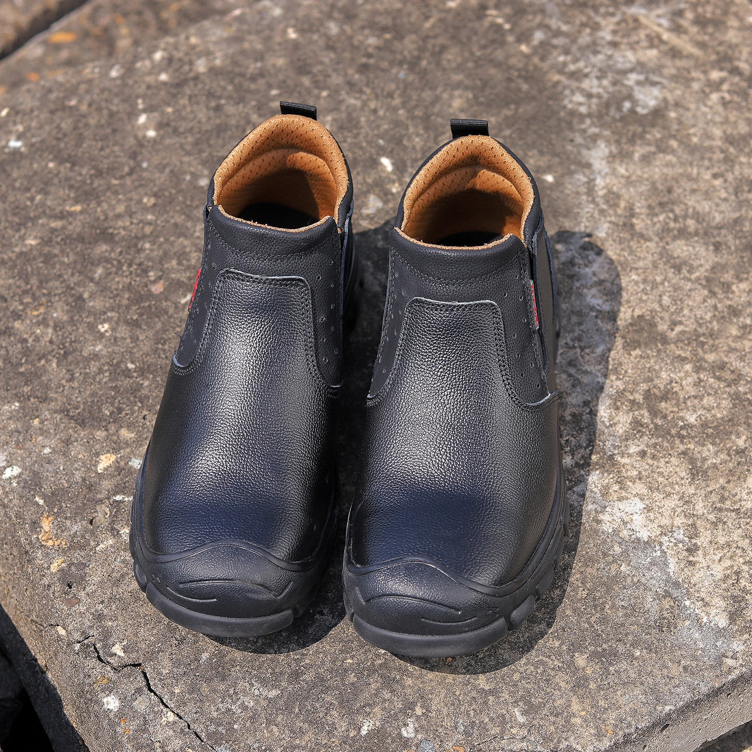 Light Weight Safety Shoes Waterproof Boots Steel Toe Boots for Men Anti-smash Anti-Puncture Work Sneakers Slip On Work Shoes image 4