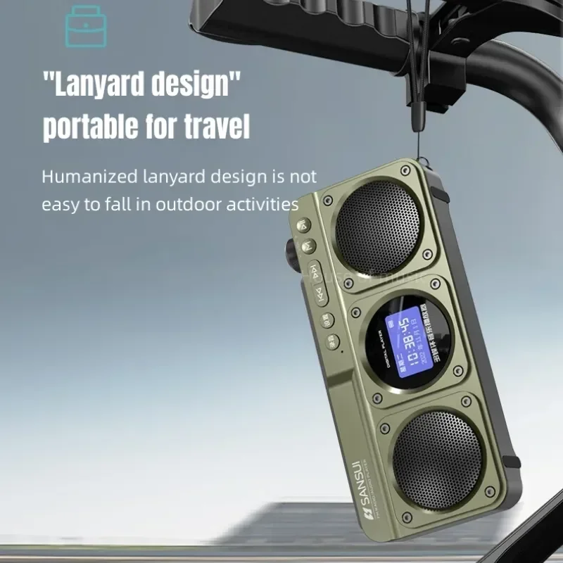 راديو محمول صغير F27 ، راديو FM ، ساعة LED ، عرض كلمات ، مكبر صوت بلوتوث ، جهاز Walkman MP3 مع سجل ، وظيفة تكرار AB ، HiFi